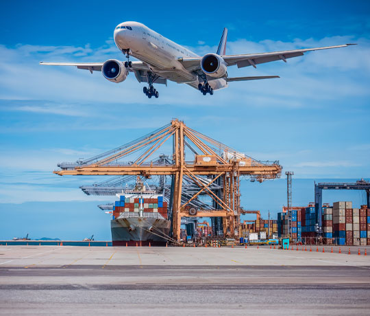 International shipping and imports by air and sea